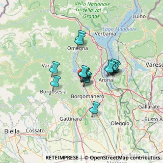 Mappa Via Fava, 28024 Gozzano NO, Italia (8.69529)