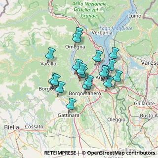 Mappa Via Fava, 28024 Gozzano NO, Italia (10.675)