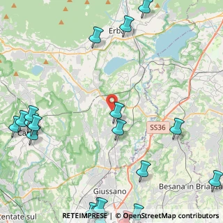 Mappa Via San Martino, 22040 Lurago D'erba CO, Italia (6.857)