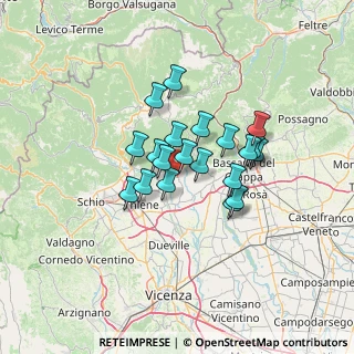 Mappa SP 69, 36030 Fara Vicentino VI, Italia (9.4895)