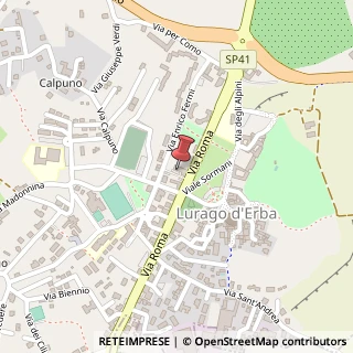 Mappa Via Roma, 32, 22040 Lurago d'Erba, Como (Lombardia)