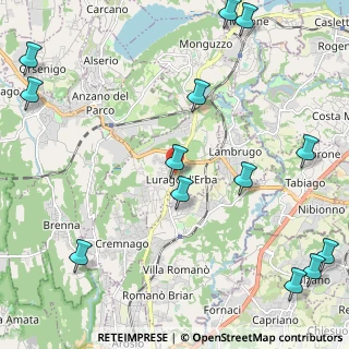 Mappa Via Roma, 22044 Lurago D'erba CO, Italia (3.03077)