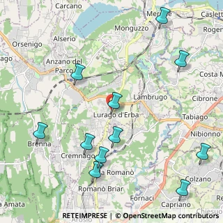 Mappa Via Roma, 22044 Lurago D'erba CO, Italia (2.58091)