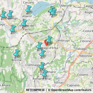 Mappa Via Roma, 22044 Lurago D'erba CO, Italia (2.68923)