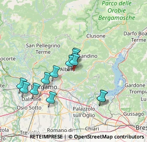Mappa Via I Maggio, 24021 Albino BG, Italia (13.2625)