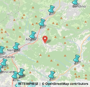 Mappa Via I Maggio, 24021 Albino BG, Italia (7.3125)