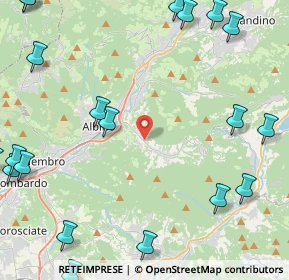 Mappa Via I Maggio, 24021 Albino BG, Italia (6.6565)