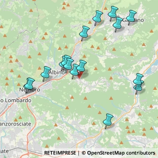 Mappa Via I Maggio, 24021 Albino BG, Italia (4.50688)