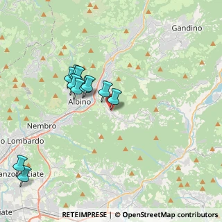 Mappa Via I Maggio, 24021 Albino BG, Italia (3.68545)