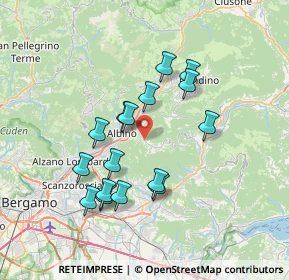 Mappa Via I Maggio, 24021 Albino BG, Italia (6.43063)