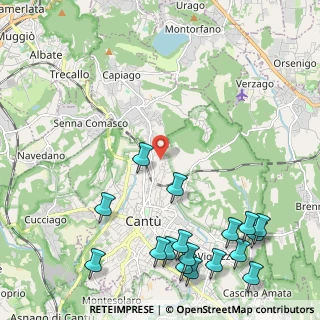 Mappa Via Vesuvio, 22063 Cantù CO, Italia (2.97588)