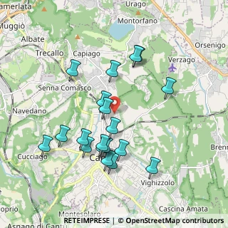 Mappa Via Vesuvio, 22063 Cantù CO, Italia (1.82632)