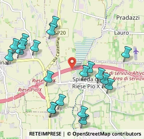 Mappa Via Astego, 31039 Riese Pio X TV, Italia (1.202)