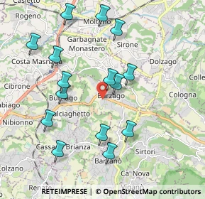 Mappa Via Iᵒ Maggio, 23890 Barzago LC, Italia (2.00067)