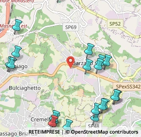 Mappa Via Iᵒ Maggio, 23890 Barzago LC, Italia (1.404)