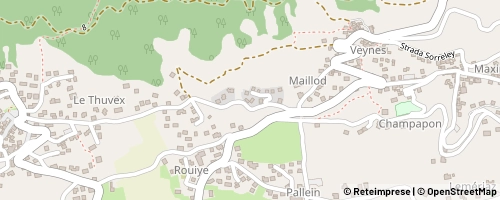 Mappa Saint-Christophe