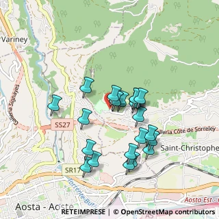 Mappa Località Croux, 11100 Aosta AO, Italia (0.77391)