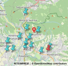 Mappa Via Viera, 24018 Villa D'almé BG, Italia (2.19643)