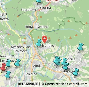 Mappa Via Viera, 24018 Villa D'almé BG, Italia (3.205)