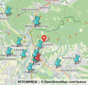 Mappa Via Viera, 24018 Villa D'almé BG, Italia (2.335)