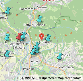 Mappa Via Viera, 24018 Villa D'almé BG, Italia (2.13231)