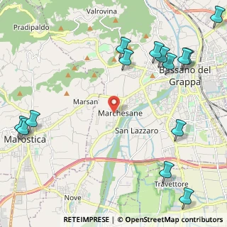 Mappa Strada Rolandi, 36061 Bassano del Grappa VI, Italia (3.05)