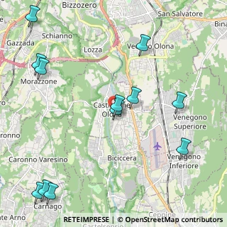 Mappa Via Guglielmo Marconi, 21043 Castiglione Olona VA, Italia (2.72583)