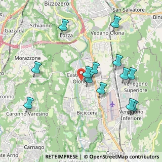 Mappa Via Guglielmo Marconi, 21043 Castiglione Olona VA, Italia (2.07615)