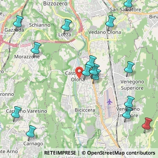 Mappa Via Guglielmo Marconi, 21043 Castiglione Olona VA, Italia (2.78067)