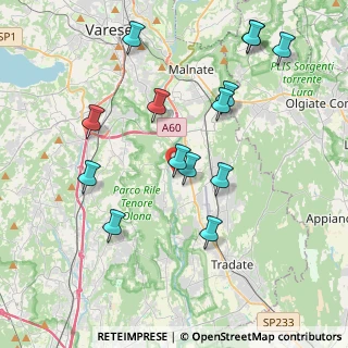 Mappa Via Guglielmo Marconi, 21043 Castiglione Olona VA, Italia (4.155)