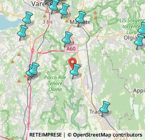 Mappa Via Guglielmo Marconi, 21043 Castiglione Olona VA, Italia (6.2875)