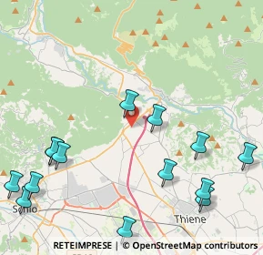 Mappa Via Giuseppe Ungaretti, 36013 Piovene Rocchette VI, Italia (5.45)