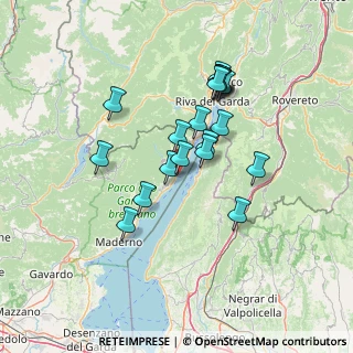 Mappa Via Foci Campione del, 25010 Garda VR, Italia (11.9695)