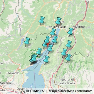 Mappa Via Foci Campione del, 25010 Garda VR, Italia (12.961)