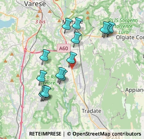 Mappa Via Cesare Battisti, 21043 Castiglione Olona VA, Italia (3.61)