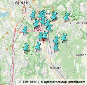 Mappa Via Cesare Battisti, 21043 Castiglione Olona VA, Italia (2.98632)