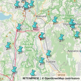 Mappa Via Cesare Battisti, 21043 Castiglione Olona VA, Italia (6.24)