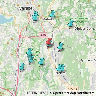 Mappa Via Cesare Battisti, 21043 Castiglione Olona VA, Italia (3.63625)