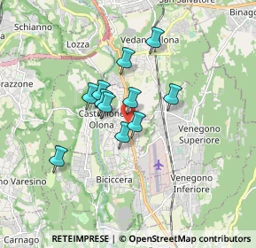 Mappa Via Cesare Battisti, 21043 Castiglione Olona VA, Italia (1.20364)