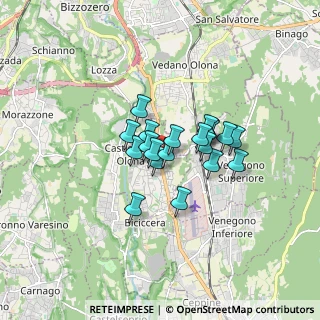 Mappa Via Cesare Battisti, 21043 Castiglione Olona VA, Italia (1.0655)