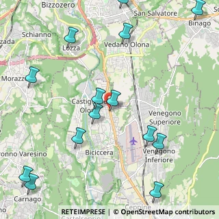 Mappa Via Cesare Battisti, 21043 Castiglione Olona VA, Italia (2.77571)