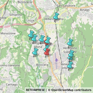 Mappa Via Cesare Battisti, 21043 Castiglione Olona VA, Italia (1.60667)