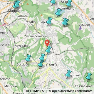 Mappa Via Como, 22063 Cantù CO, Italia (2.92071)