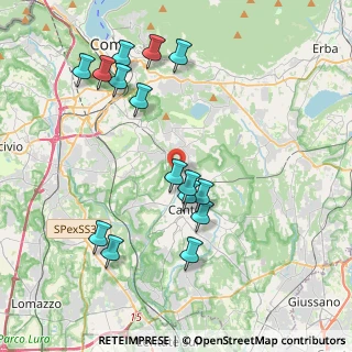 Mappa Via Como, 22063 Cantù CO, Italia (4.08267)