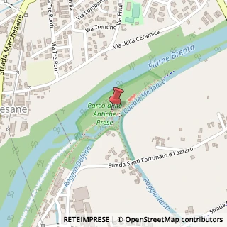 Mappa Strada SS. Fortunato e Lazzaro, 156, 36061 Bassano del Grappa, Vicenza (Veneto)