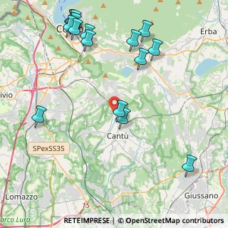 Mappa Via Como, 22036 Cantù CO, Italia (5.33313)