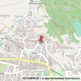 Mappa Viale IV Novembre, 59, 11027 Saint-Vincent, Aosta (Valle d'Aosta)