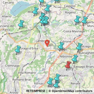 Mappa Via Cavaghiaia, 22045 Lambrugo CO, Italia (2.893)