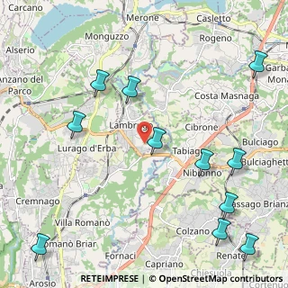 Mappa Via Cavaghiaia, 22045 Lambrugo CO, Italia (2.78273)