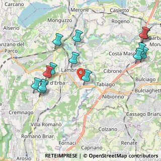 Mappa Via Cavaghiaia, 22045 Lambrugo CO, Italia (2.36071)
